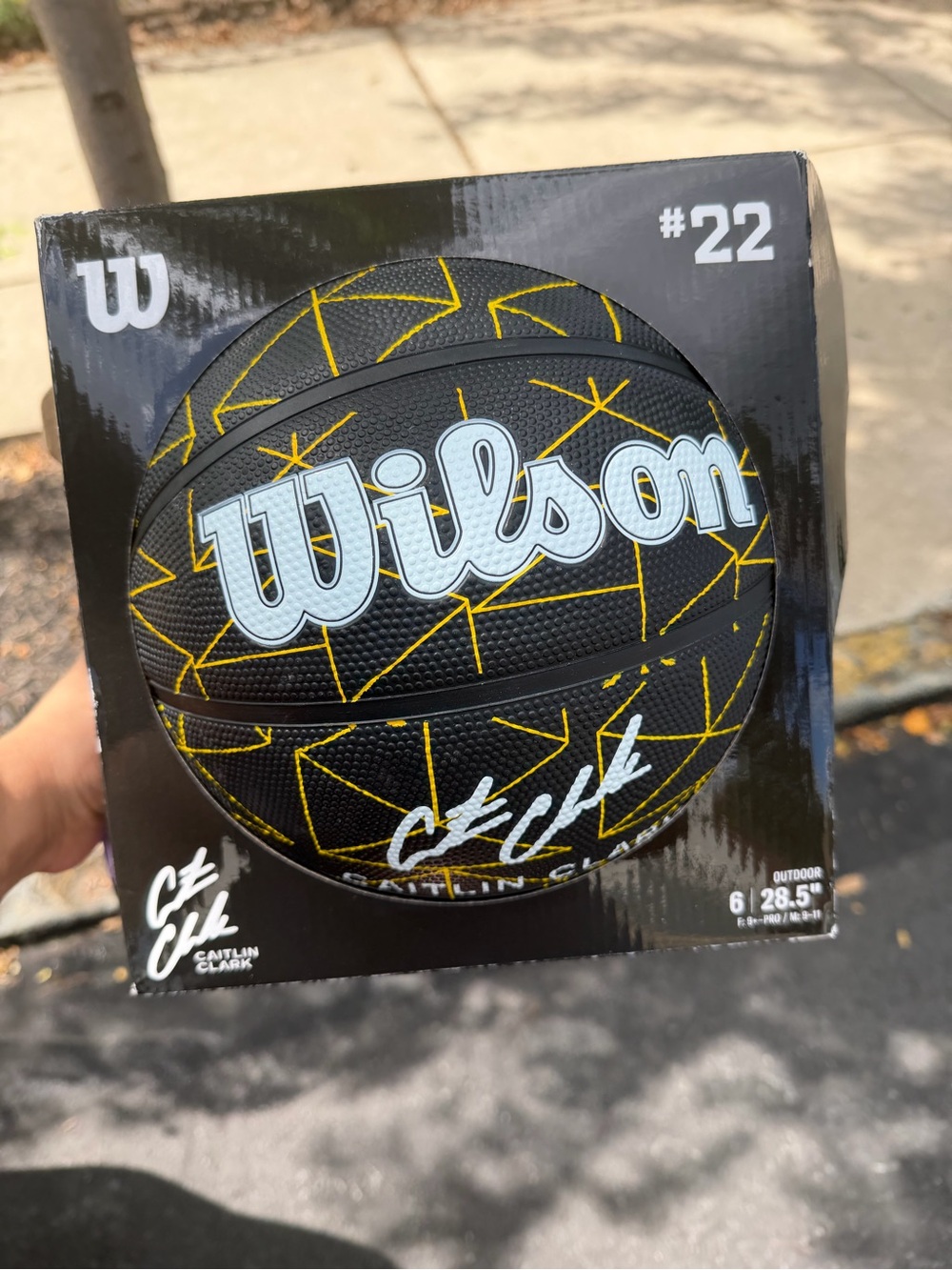 Wilson Black & Yellow Outdoor Basketball - Wilson